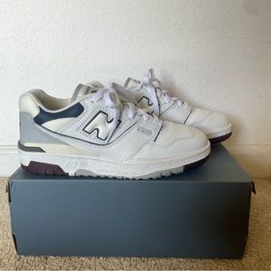 New Balance 550 White Indigo Burgundy